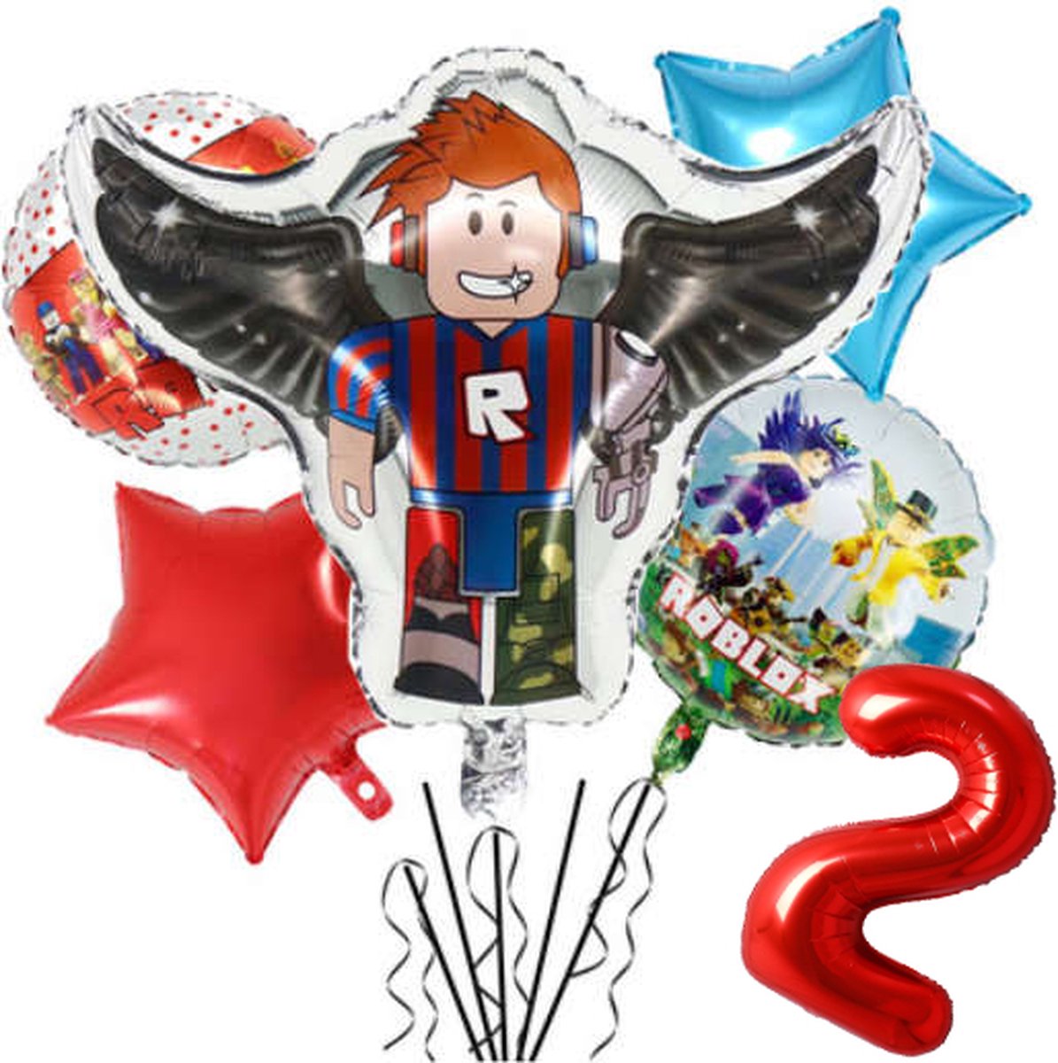 Folieballon set Roblox 2 jaar