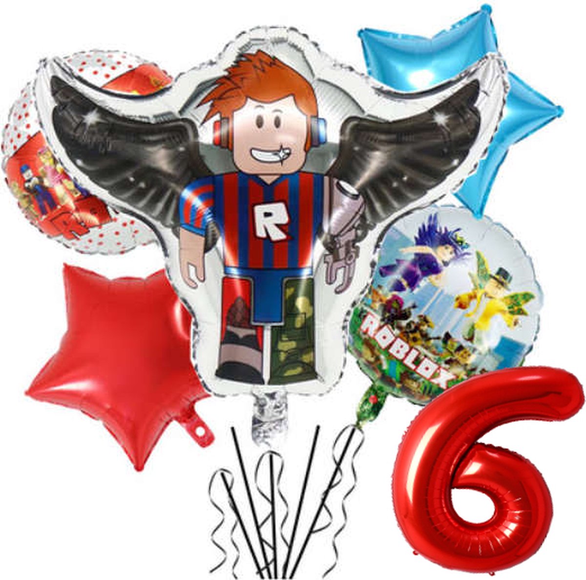 Folieballon set Roblox 6 jaar