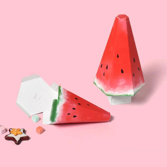 10 stuks cadeaudoosjes - traktatie doosjes - geschenkdoosjes - watermeloen - watermelon - uitdeelgeschenk - uitdelen - trakteren