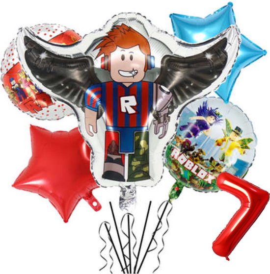 Folieballon set Roblox 7 jaar