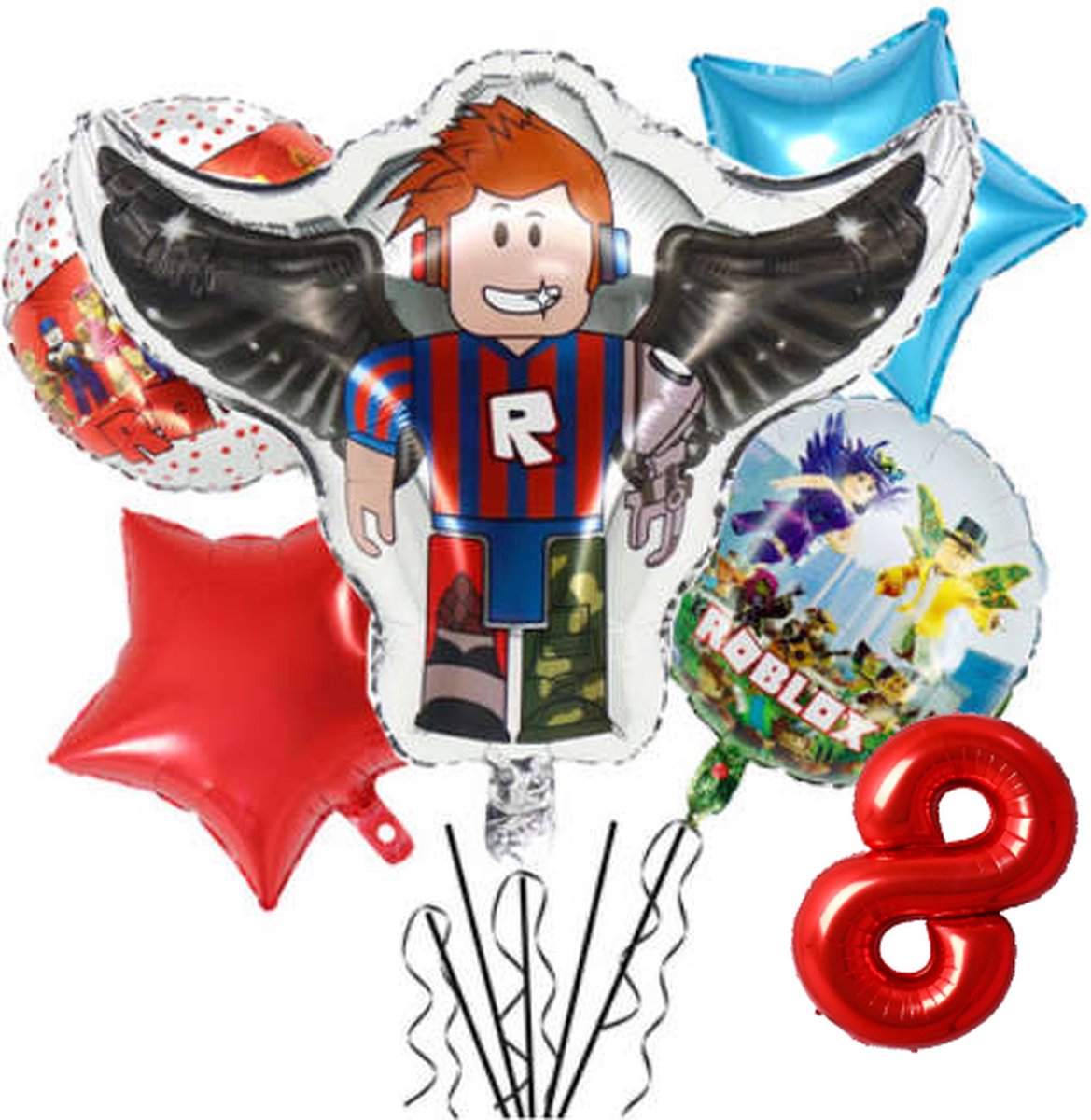 Folieballon set Roblox 8 jaar