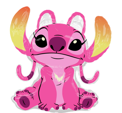 Angel Ballon Set - 97x90cm - Folie Ballon + Ster Ballonnen - 6 jaar | Disney | Stitch